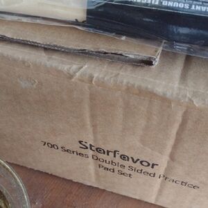 Starfavor Double Sided Practice Pad Drum Set NWT